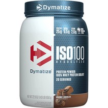 Dymatize ISO100 분리유청단백질 프루티 페블 600g, 초콜릿
