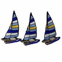 [영화사] 파란배 자수 와펜 (3개 1SET)