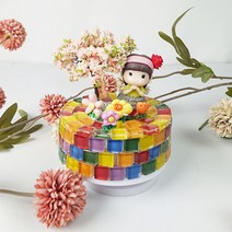 [몽파] 피규어 타일 오르골 만들기 (1인용 2종 택1), 2.여아