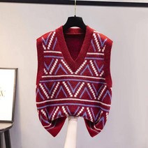 니트 베스트 여성 베스트 Knitvest No.26