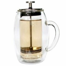 [KT알파쇼핑]진공 커피 여과기 유리 커피 메이커 프레스 400ml