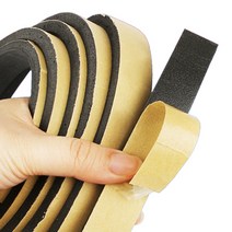 마그네틱 접착 테이프 고무 스트립 EPDM 스폰지 씰링 밴드 방음 폼 씰 Anti-collision Seal Gasket, [01] 10m, [11] 3mmx35mm