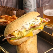 냉동완제품 - 포카치아 (95Gx4개) - 샌드위치빵 카페메뉴, 4개, 95g