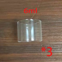 오디오 비디오 부품 Dvarw mtl fl 22mm 24mm 유리 oring 드립 팁 Pyrex 2ML 3.5ml 5/6ml 교체 튜브 스트레이트 탱크 irframe, [07] 3x 6ml Dvarw 22
