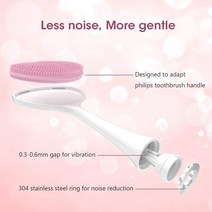 샤오미 호환 SOOCAS X3 X5 음파 전동 칫솔 헤드 SOOCARE 전기 얼굴 클렌징 브러시 마사지