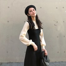 쇼핑몰 제니 옷 투피스 레이어드 원피스 코디 20대 오피스 안유진 장원영 안소희 출근 빅사이즈