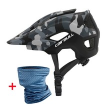 자전거 부품 용품 전기자전거cairbull mtb 헬멧 산악 이동식 선 바이저 xc dh am hardtrail enduro 사이클링 야외 안전 헬멧, 엘58-62cm, 위장 선물