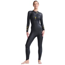 2XU 여성 P:1 프로pel Tri Wet 수트 - 블랙Ambition 2aM470673, Black/Ambition, Large