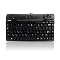 큐센 PTS-K8100UT 트랙볼 유선 키보드 블랙 (USB), 선택하세요