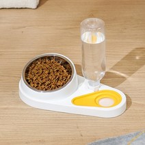 반려동물 급식기 강아지 고양이 사료 자동 배식 대용량 급식기 물디스펜서 습식 건식, E