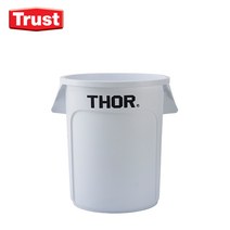 트러스트 Thor 토르 원형 컨테이너 플라스틱 용기 121L(바디만), 백색