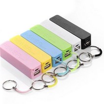올인원파워뱅크 캠핑용배터리 밧데리1pc 휴대용 2600mah usb 외부 케이스 팩 키, 검은 색