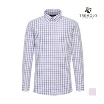 인디안 TREMOLO 체크 패턴 구김방지 셔츠_ TRBNLWY1251