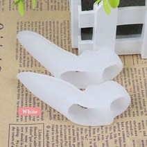 외반증 교정기 엄지발가락 교정 의료기기 발가락교정기 무지외반증 발가락교정기 여성 발가락교정기 발가락링 발가락 발가락링 발가락교정 발교정기 무지외반증교정기성인 및 어린이 이중, 흰색(성인)