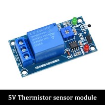 5V/12V 열 센서 모듈 1 채널 릴레이 콤보 서미스터 온도, 01 5V