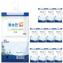 뽀송한데이 대용량 옷걸이 제습제, 12개, 200g