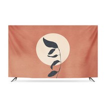 명화 티비 TV 덮개 가리개 인치 종류별 무지개 럭셔리 거실 모니터 먼지 커버 42 55 65 75 액자 풍경 HA11, 50인치 희망