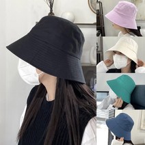여성 여름 챙넓은 버킷햇 벙거지 모자