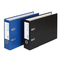 문화 A4 2공 레버아치바인더 (가로형) 폭7cm 홀간격8cm B842-7 파일 서류철, 군청