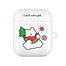 북극곰 에어팟 케이스 여름 수박 이어폰케이스