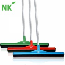 물밀대 바닥 물기제거 이중스펀지 밀대 고무날 70cm 공장 영업장, 빨강, 130cm