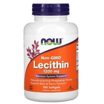 NOW Foods Lecithin 나우 푸드 레시틴 1200mg 100소프트젤