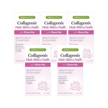 Naturopathica 내츄로패시카 콜라지닉스 헤어 스킨 네일 Collagenix Hair Skin & Nails 60정, 5개