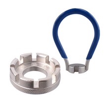 자전거 산악자전거 와이어 스포크 렌치 와이어 렌치 세트 조합, 스포크 렌치 1개 + 8개의 렌치