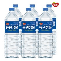 동원 샘물 2L x 6펫 12펫 무라벨 생수 미네랄워터 안전한 식수 물 배달 먹는샘물, 2L x 12입