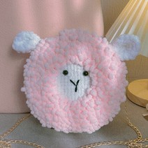 소재 숄더 패키지 라탄 손뜨개 가방 만들기 토트백 배색 니트 만들기키트 버킷백 구름