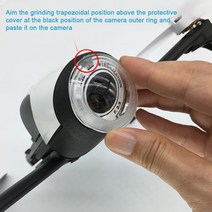 Anti Scratch Ultra Thin Transparent Shockproof Resin Plastic Easy Install Lens Cover Protector Drone Camera For Parrot Bebop 2