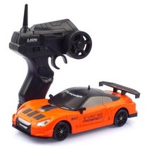 레프리카 2.4GHz 1:24 4WD 드리프트카 RC GT R타입 무선조종자동차 HBOR, 혼합색상