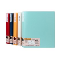 A4 멜리브 3cm 3D링 바인더 BM9037 골무늬 PP원단, 민트