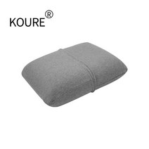 아웃도어 패션 메모리폼 캠핑 베개, 개, 그레이