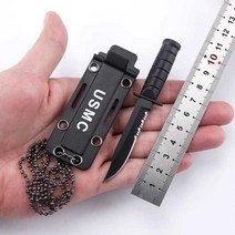 목걸이 호신용 칼 미니 나이프 휴대용 남성 호신용품, 목걸이 나이프, 1개