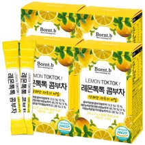 본트비 레몬톡톡 콤부차 레몬맛 분말, 7g, 120포
