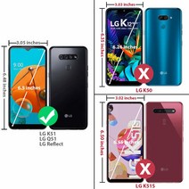 TJS LG K51 케이스 LG Q51 케이스 정품보장, Red