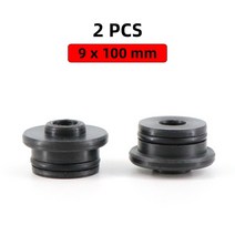 후미형 자전거 캐리어 ROCKBROS-자동차 루프 탑 캐리어 액세서리 자전거 프론트 포크 허브 어댑터 9/12/1, 02 2pcs 9x100mm