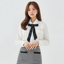 로엠 리본 타이 블라우스