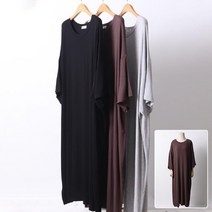 유얼 레터링 실키 원피스 206D208S 빅사이즈 여성