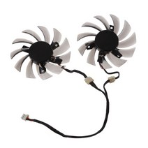 2Pcs T128010SM 75mm 3Pin GTX 460 465 560 Ti 580 650 750Ti GT440 GT610 GT730 그래픽 카드 쿨러 팬, 단일옵션선택