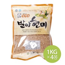 참쌀닷컴 장세순 발아현미 4kg (1kg x 4봉), 4봉, 1kg
