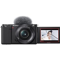 소니 렌즈 교환식 VLOGCAM ZV-E10L B 파워 줌 렌즈 킷 블랙 Vlog용 카메라 Cinematic Vlog 시네마틱(바디+킷 렌즈:E PZ 16-50mm F3.