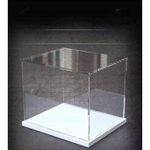 투명 아크릴 피규어 케이스 프라모델 장식장 진열장 보관함, N 30x30CM(길이 x 너비)
