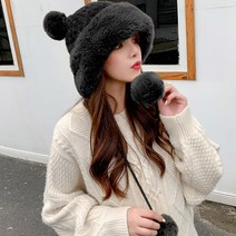 [방울볼캡] 겨울 여성방울 털 모자