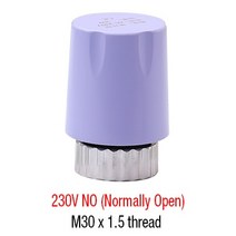 구동기 230V NO NC 전기 열 액추터 밸브 헤드 온도 조절기용 매니 폴드 언더 플로어 난방 라디터 정상, 14 B type NO_01 230V NO
