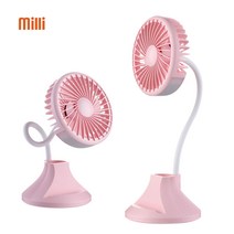 milli 탁상용 스탠드 미니 USB 선풍기 Milli-LFAN, 퓨어 화이트
