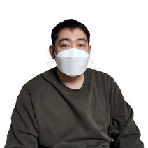 보튼 KF94 특특대형 마스크 특대형 화이트 20매입 끈조절 개별포장 귀안아픈 얼큰이 빅사이즈 얼굴큰사람 마스크, 화이트 80매