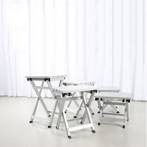 원터치 초경량 알루미늄 접이식 캠핑의자 3종 휴대용의자 보조의자 간이의자 미니의자 낚시의자 야외의자, 소형