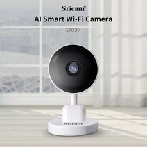 CCTV 방범 보안 감시 IP 카메라 현관 문 스마트폰 가정용 매장 무선 초소형 펫 씨씨티비 sricam sp027 1080p wifi ip ai 휴머노이드 감지 실내 베이비, 카메라 추가 128g 카드, 미국 플러그